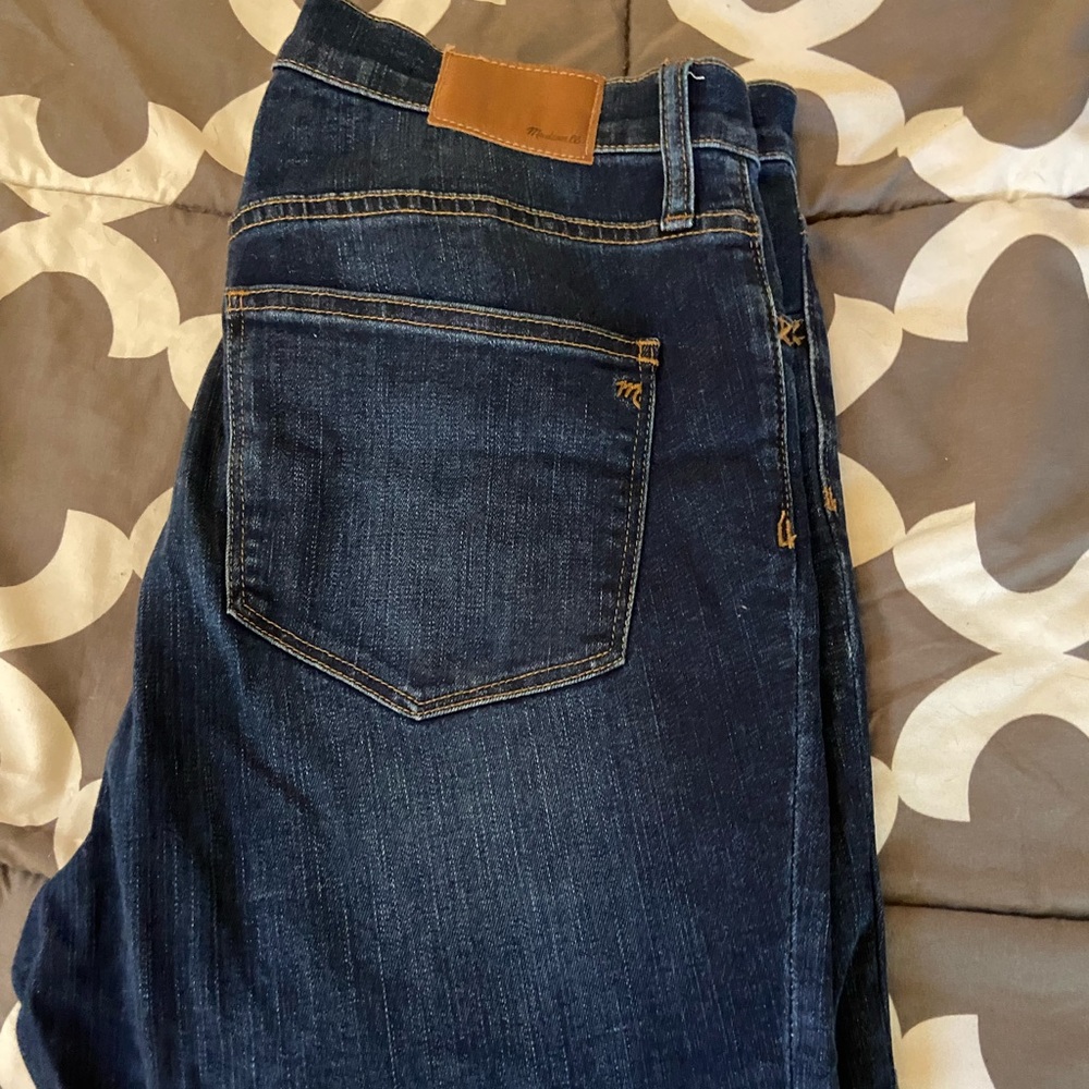 Madewell roadtripper skinny jeans dark wash